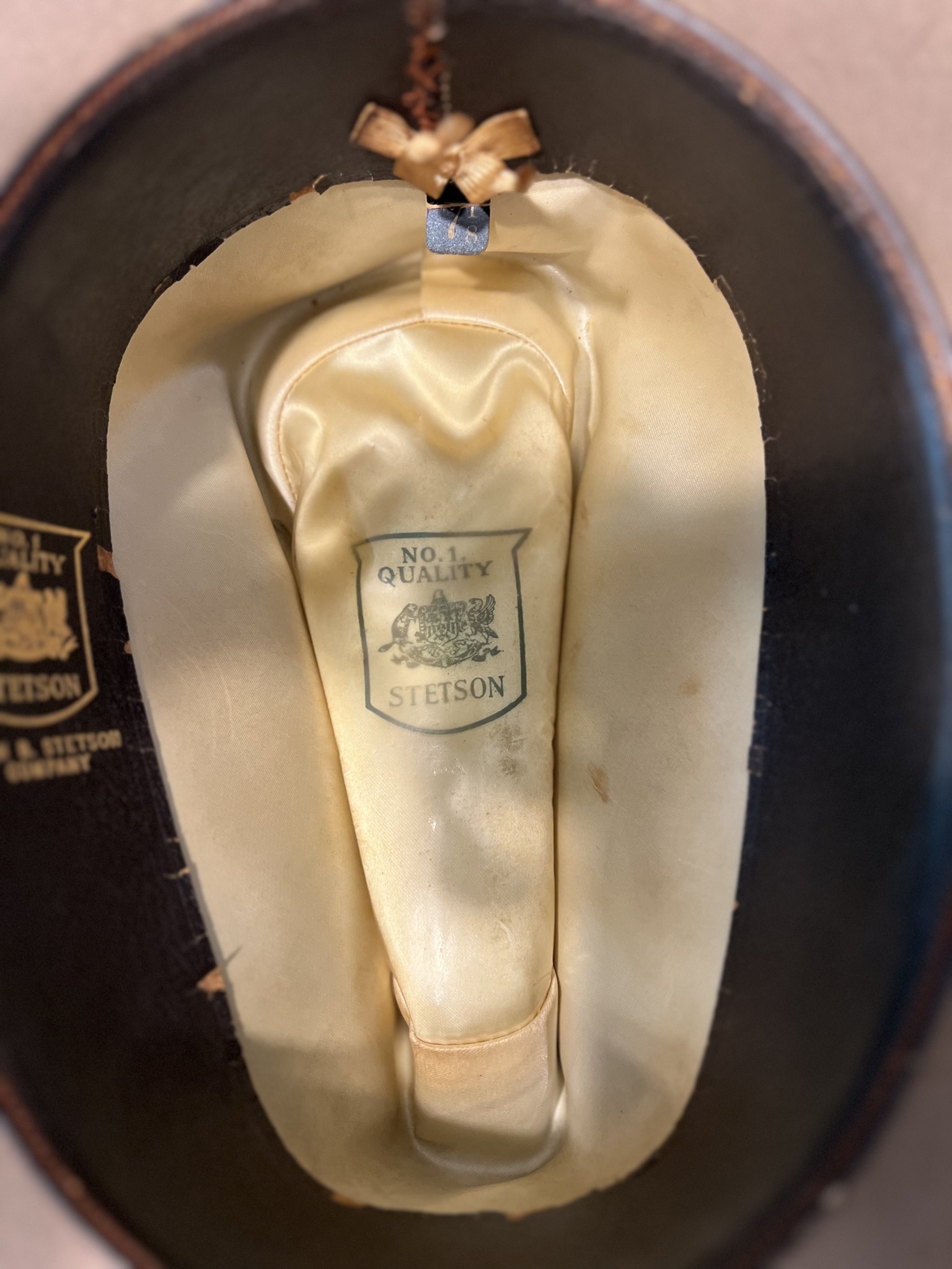 What is the origin and age of this Quality No.1 Stetson hat?