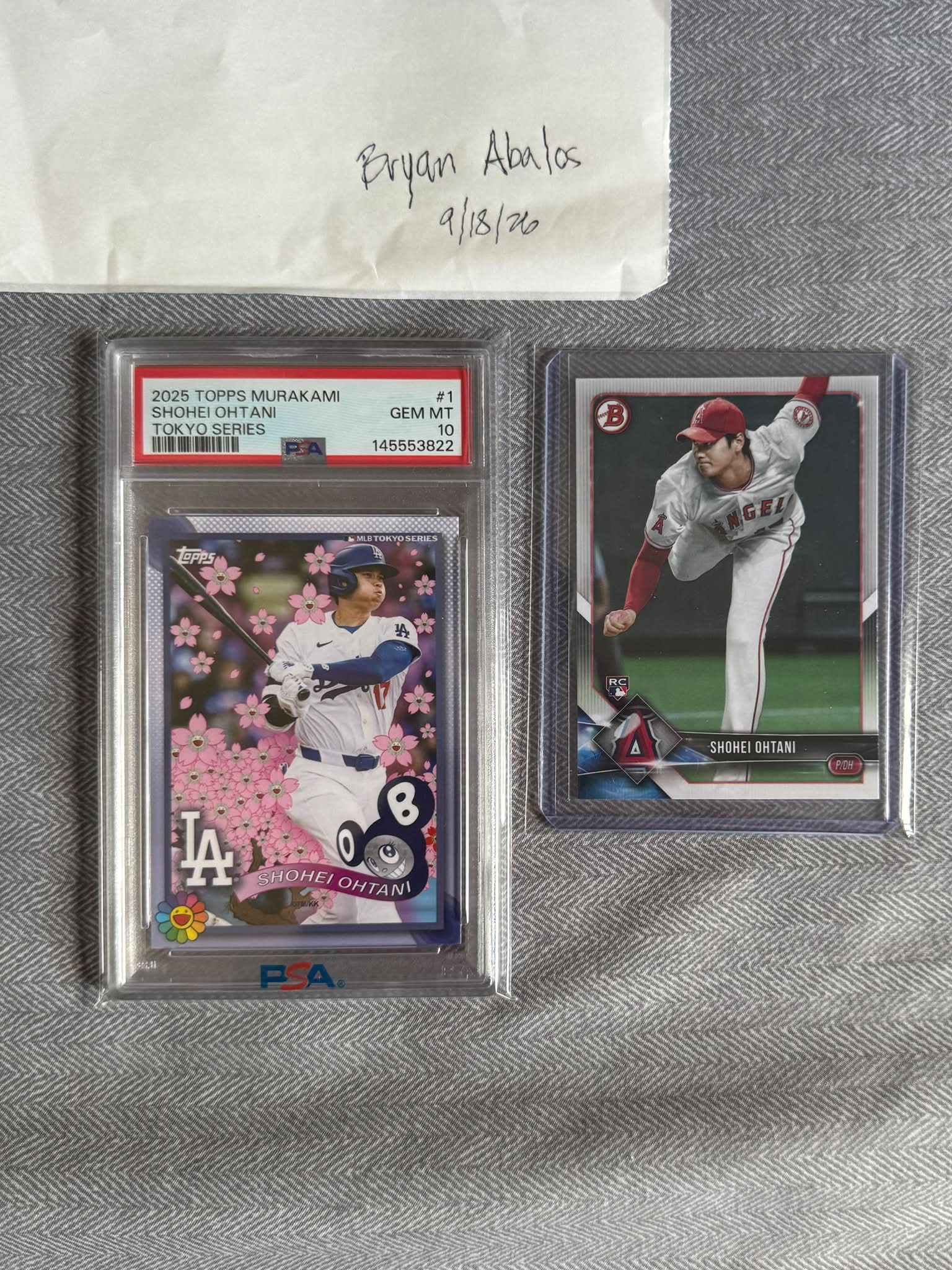 ByycM Abalos 9/18/260 2025 TOPPS MURAKAMI TOKVO OKYOSERIES SHOHE