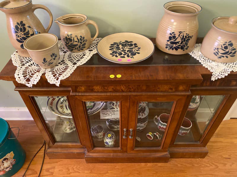 Tin Pan Alley sale in Oxford, MS on Obie Clark pottery and furniture
