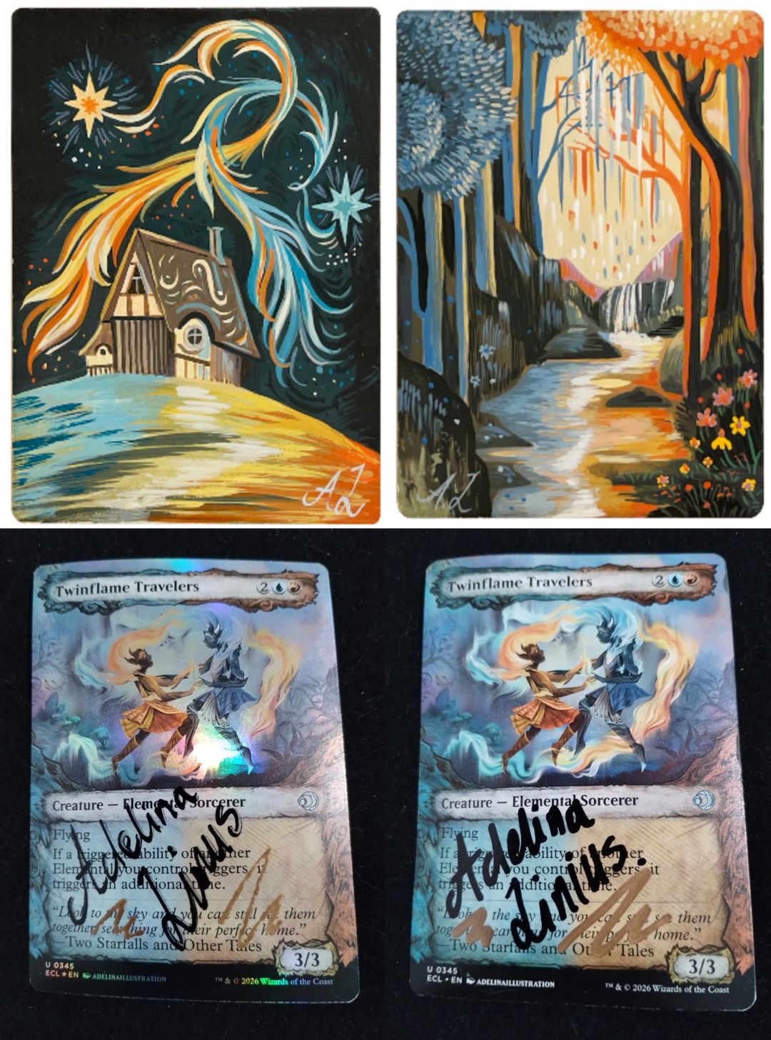 Adelina Lirius Twinflame Travelers artist proofs for sale