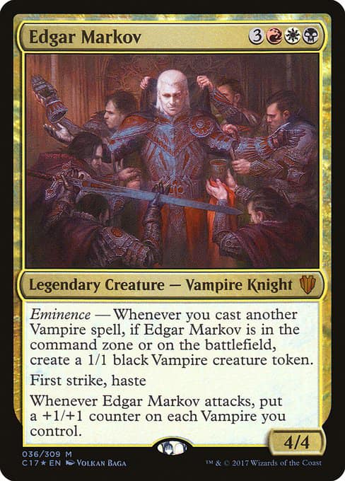 Edgar Markov showcase double rainbow foil for trade