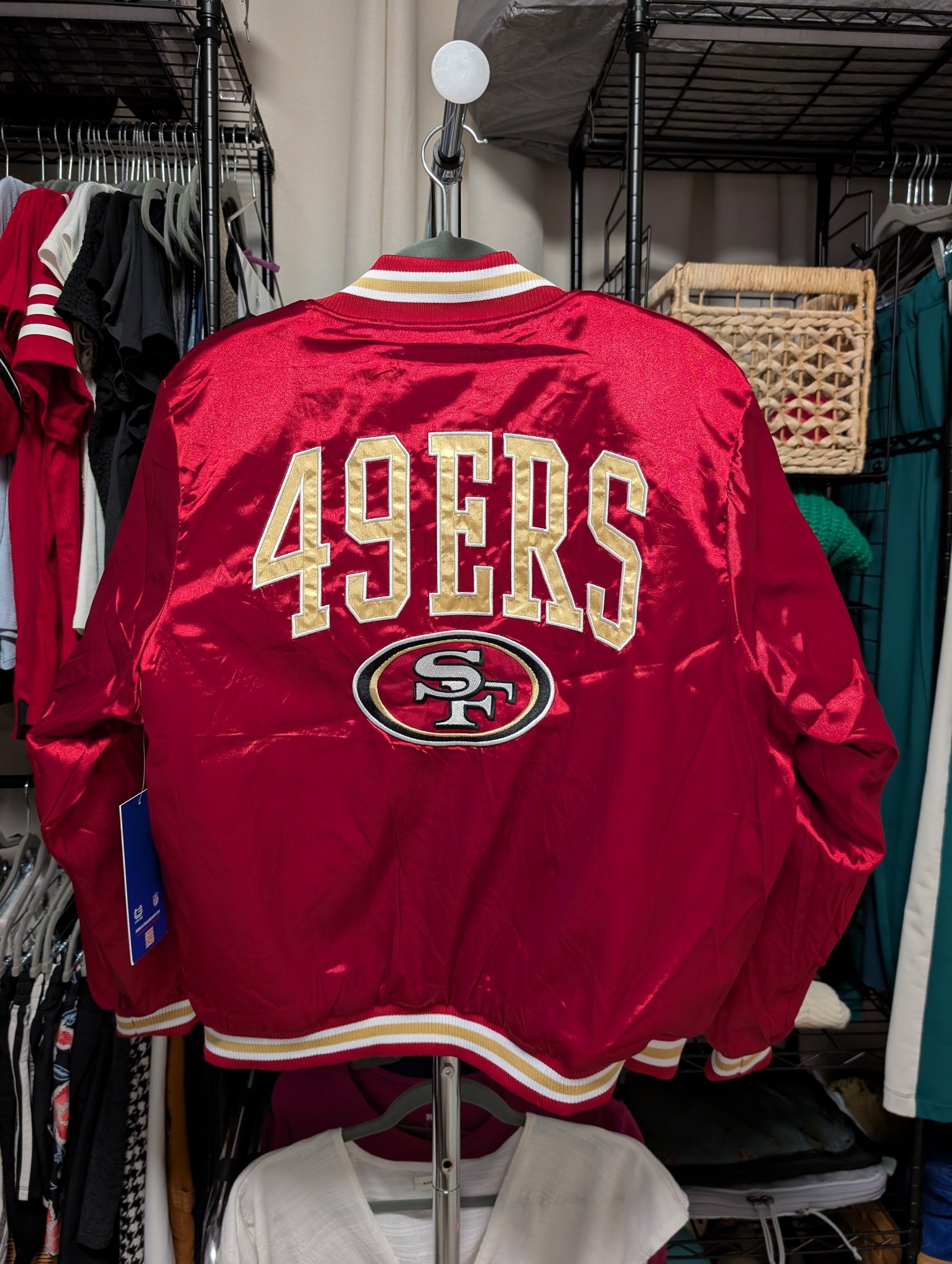 chinese dress ladies Women's San Francisco 49ers Helmet Oversized Tee Dress  Junk Food Clothing