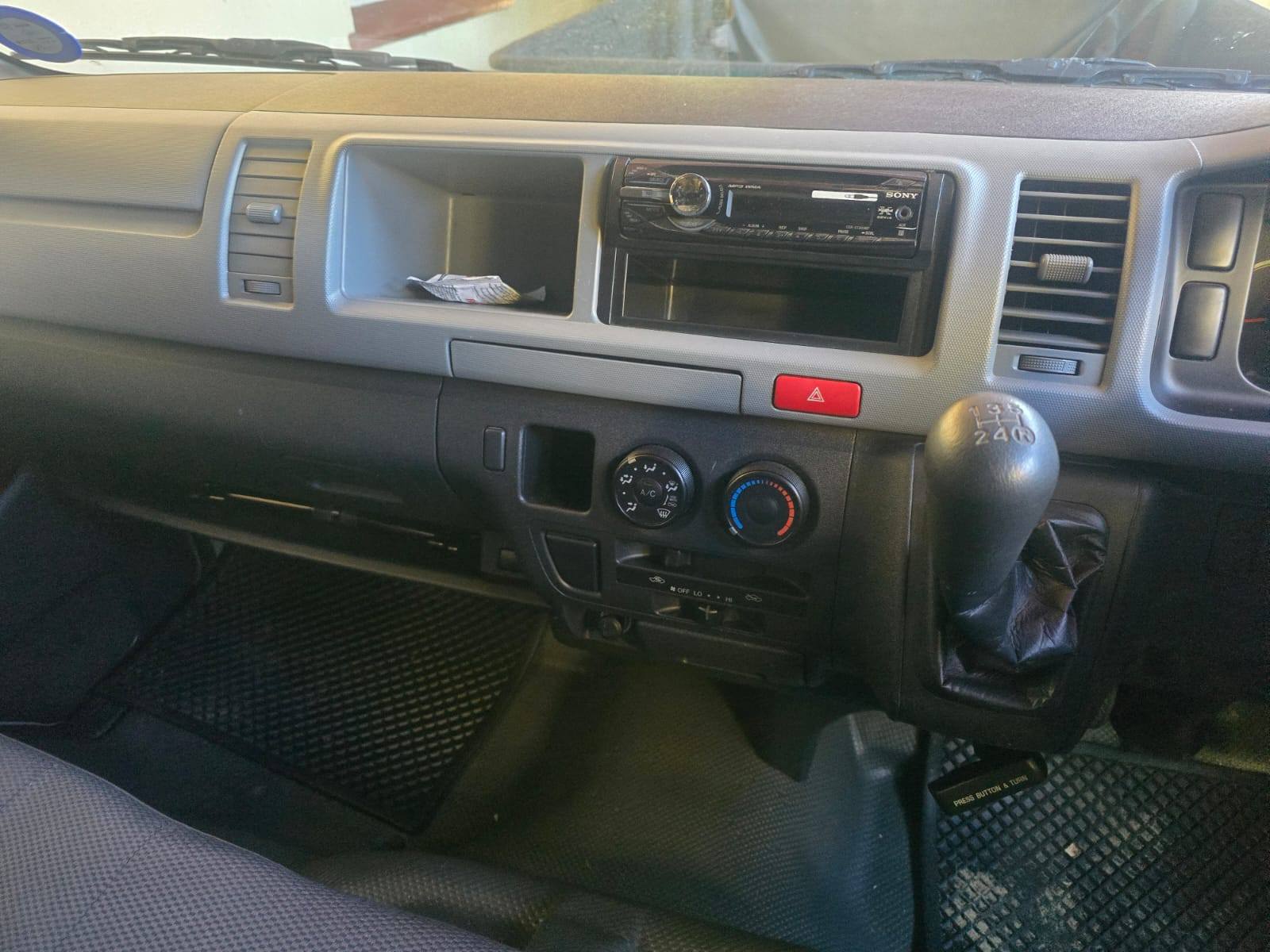 What is the value of a 2011 Toyota Hiace 2.5 diesel campervan?