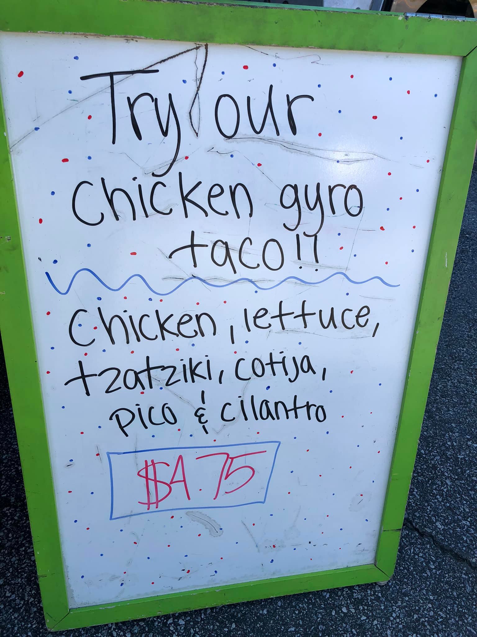 Taco truck at Cherry Zebra in Columbus, GA