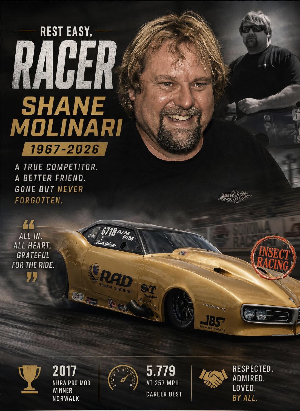 British drag racer Jon Morton passes away at Santa Pod Raceway