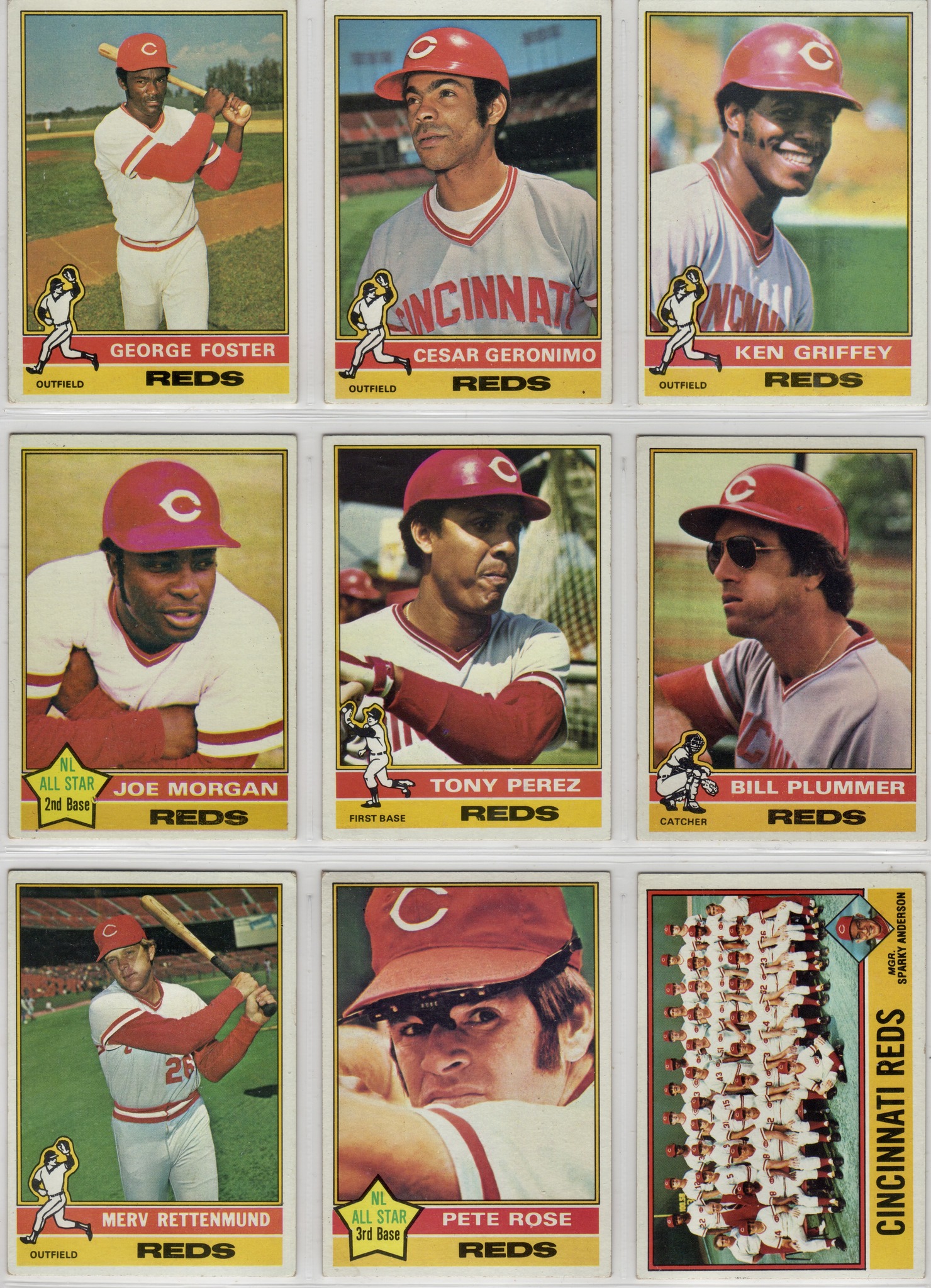 Fifty years ago - the 1975 Big Red Machine (1976 Topps cards)