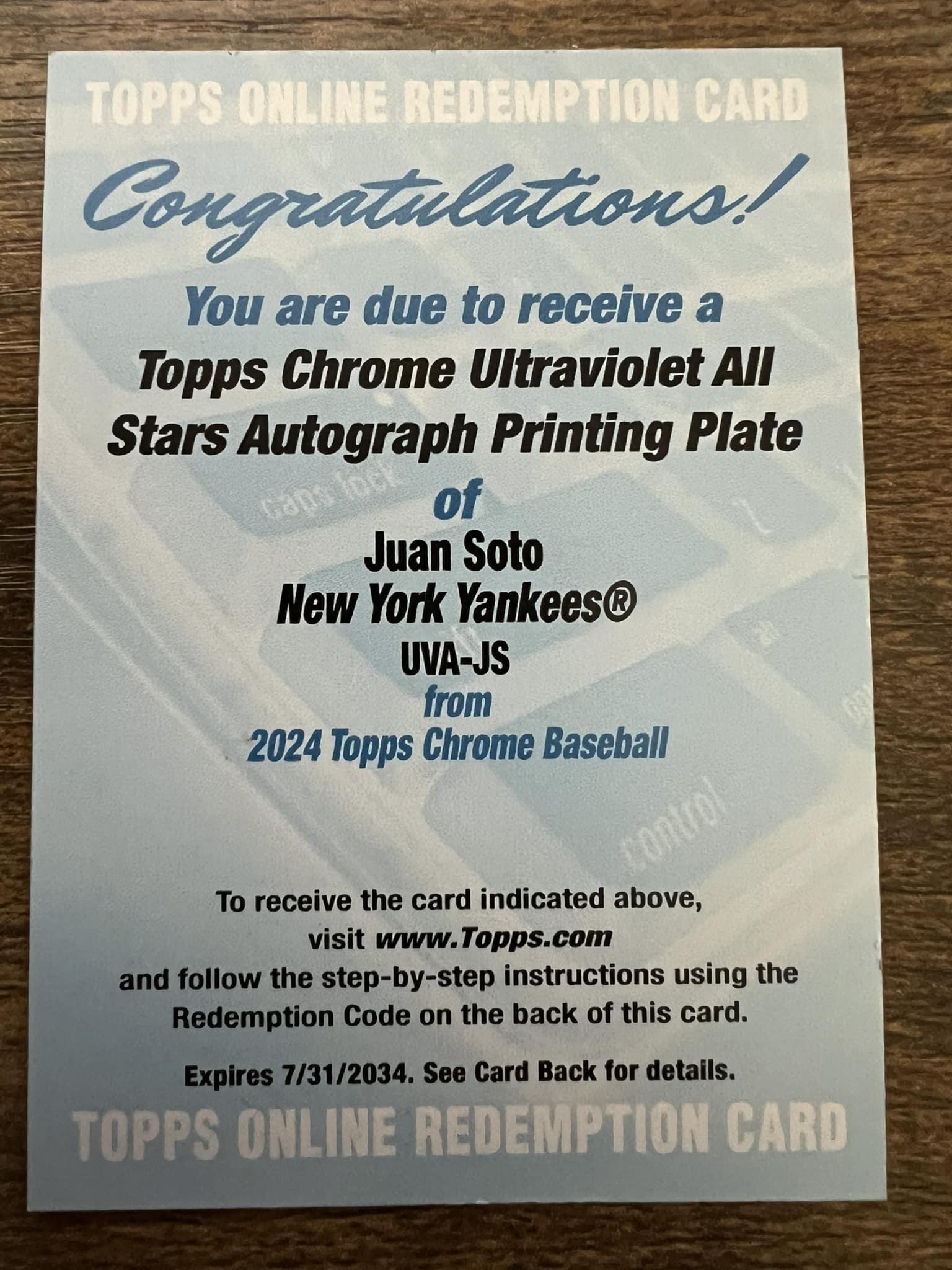 Are printing plates always 1/1?