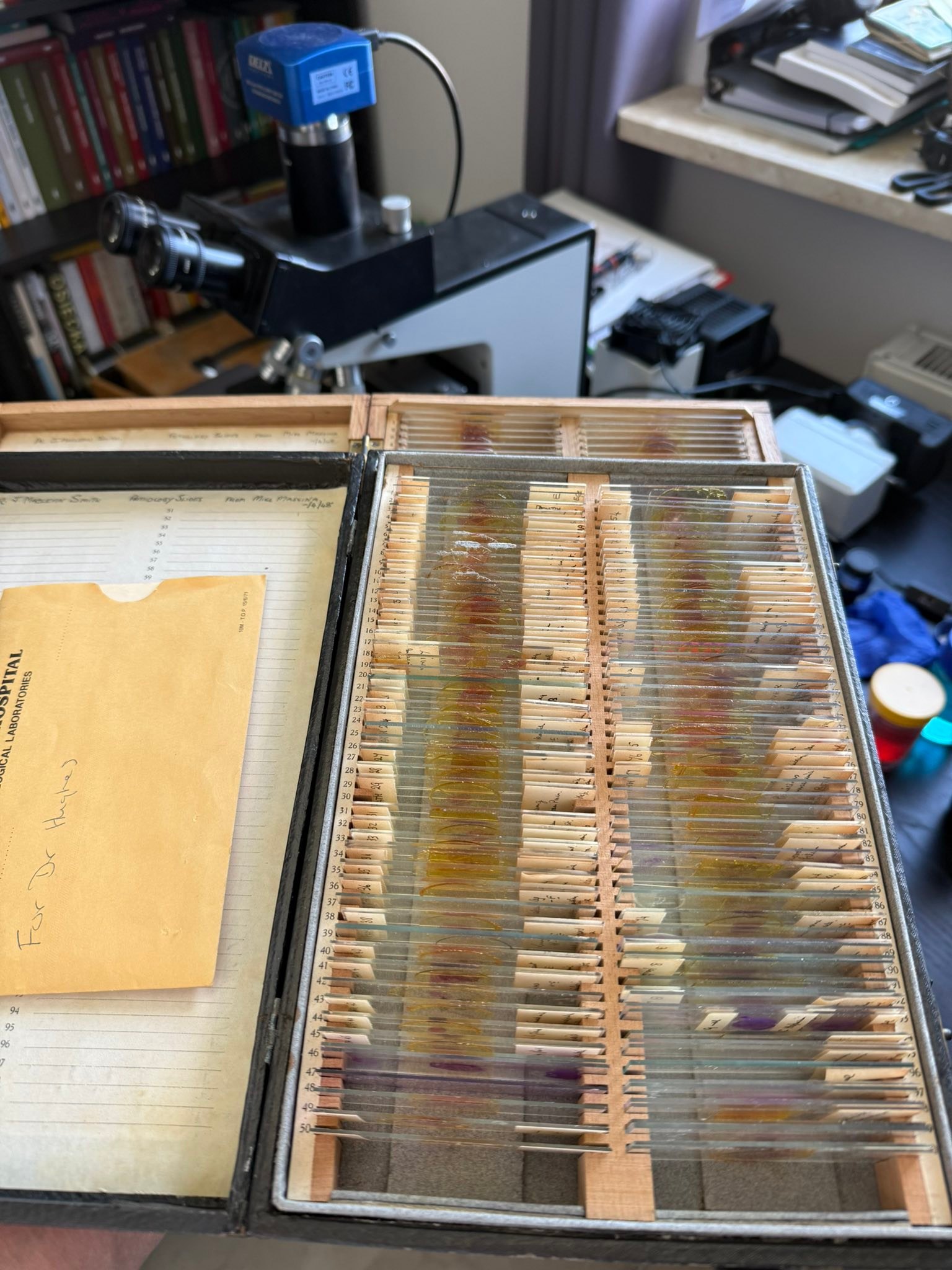 1948 pathological histology slides collection from Prof. Ian Smith