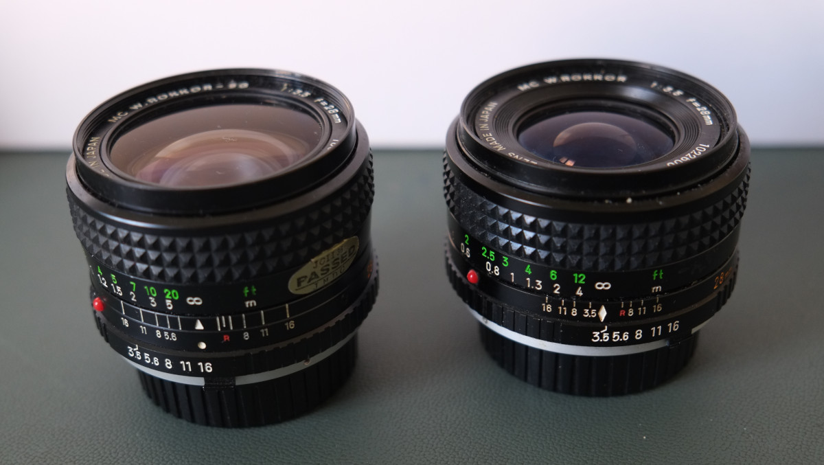 Is Minolta Rokkor 28mm f2.8 or f3.5 better?