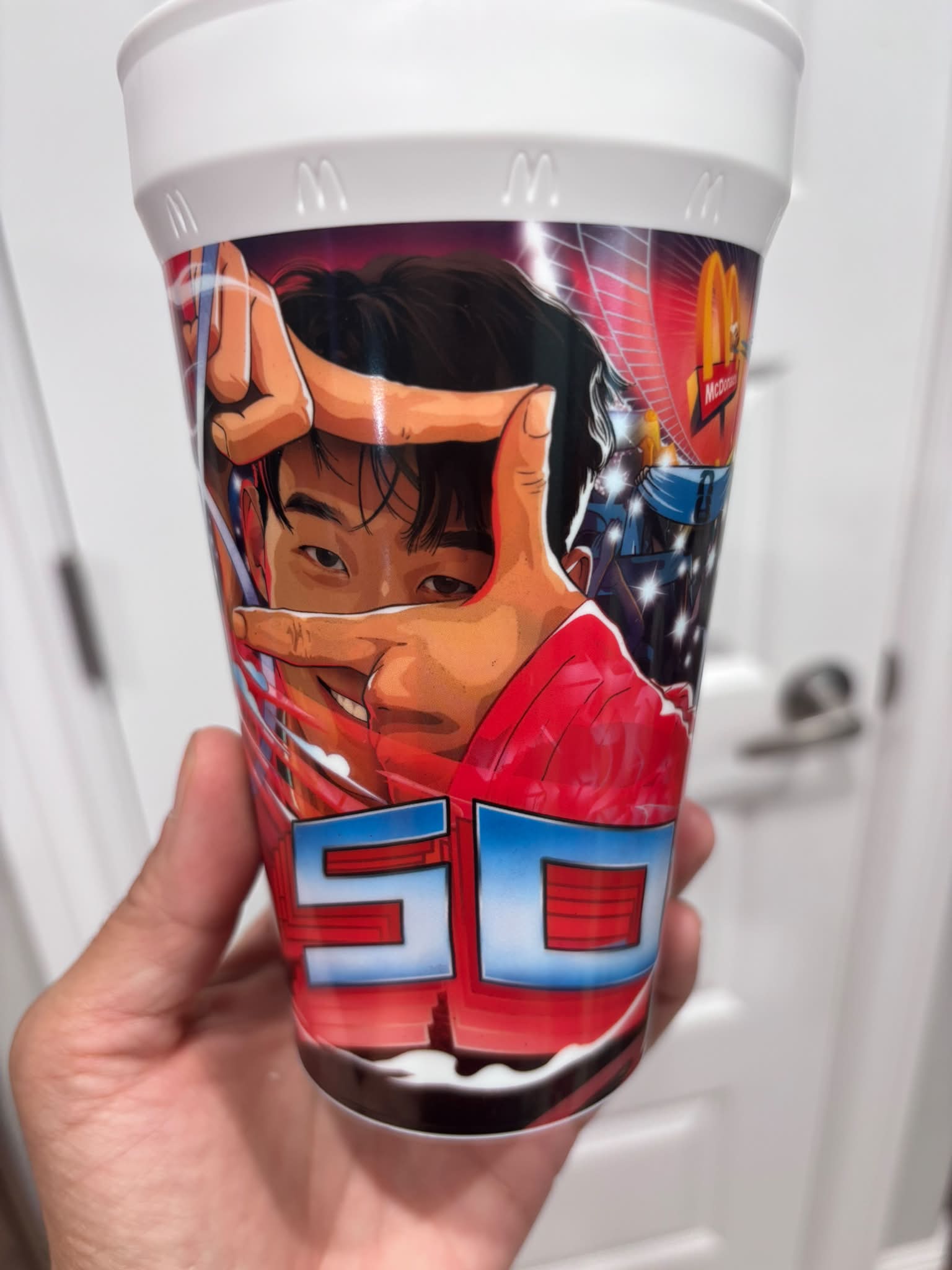 McDonald's Grimace and Davies cups for trade or sale