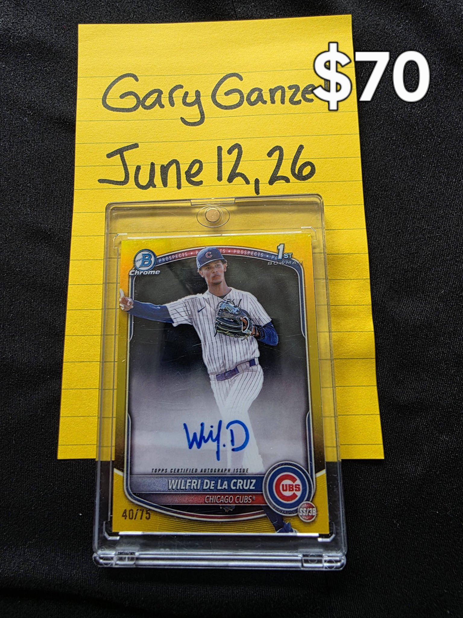 Singles for Sale!!! ???? 2025 Topps 1st Bowman Warren Calcano 