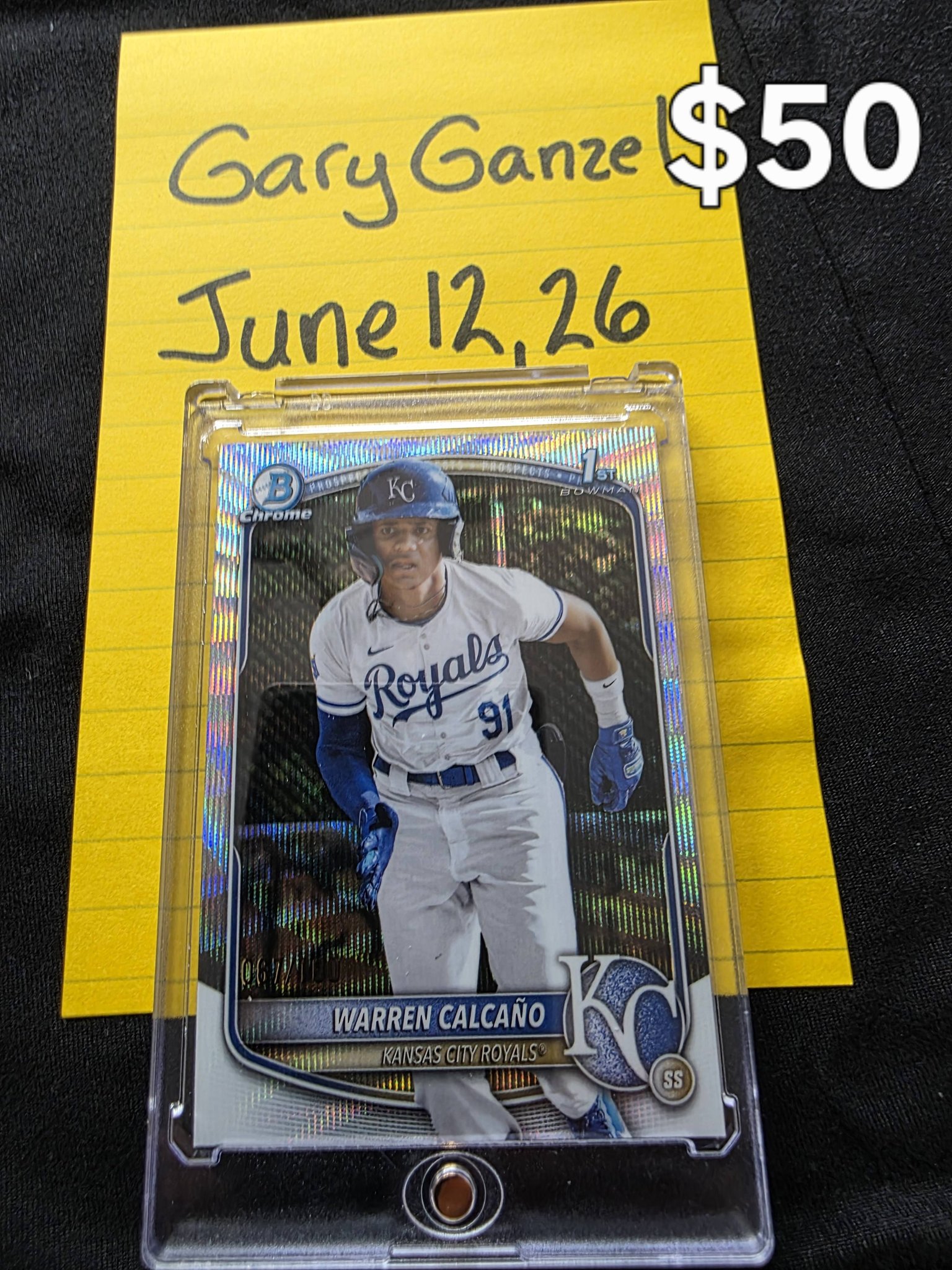 Singles for Sale!!! ???? 2025 Topps 1st Bowman Warren Calcano 