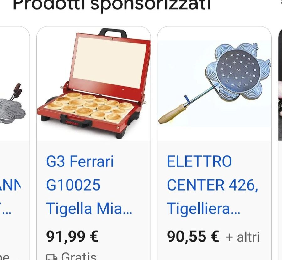 Tigelliera Per Induzione Elettro Center 426 | 7 Posti, Diametro Tigella 9 Cm, Con Gancio Chiusura | Made In Italy