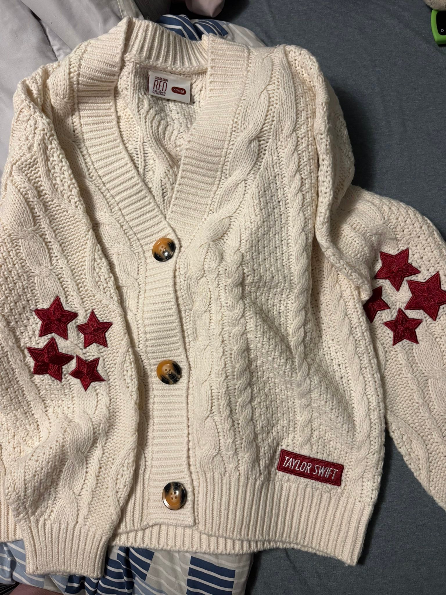 Is my Taylor Swift red cardigan authentic?