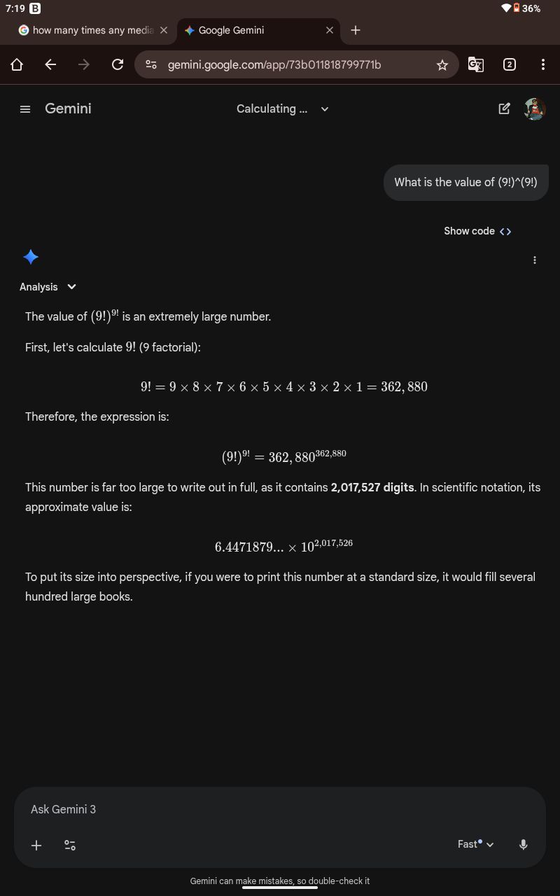 What is the largest number possible using three twos?