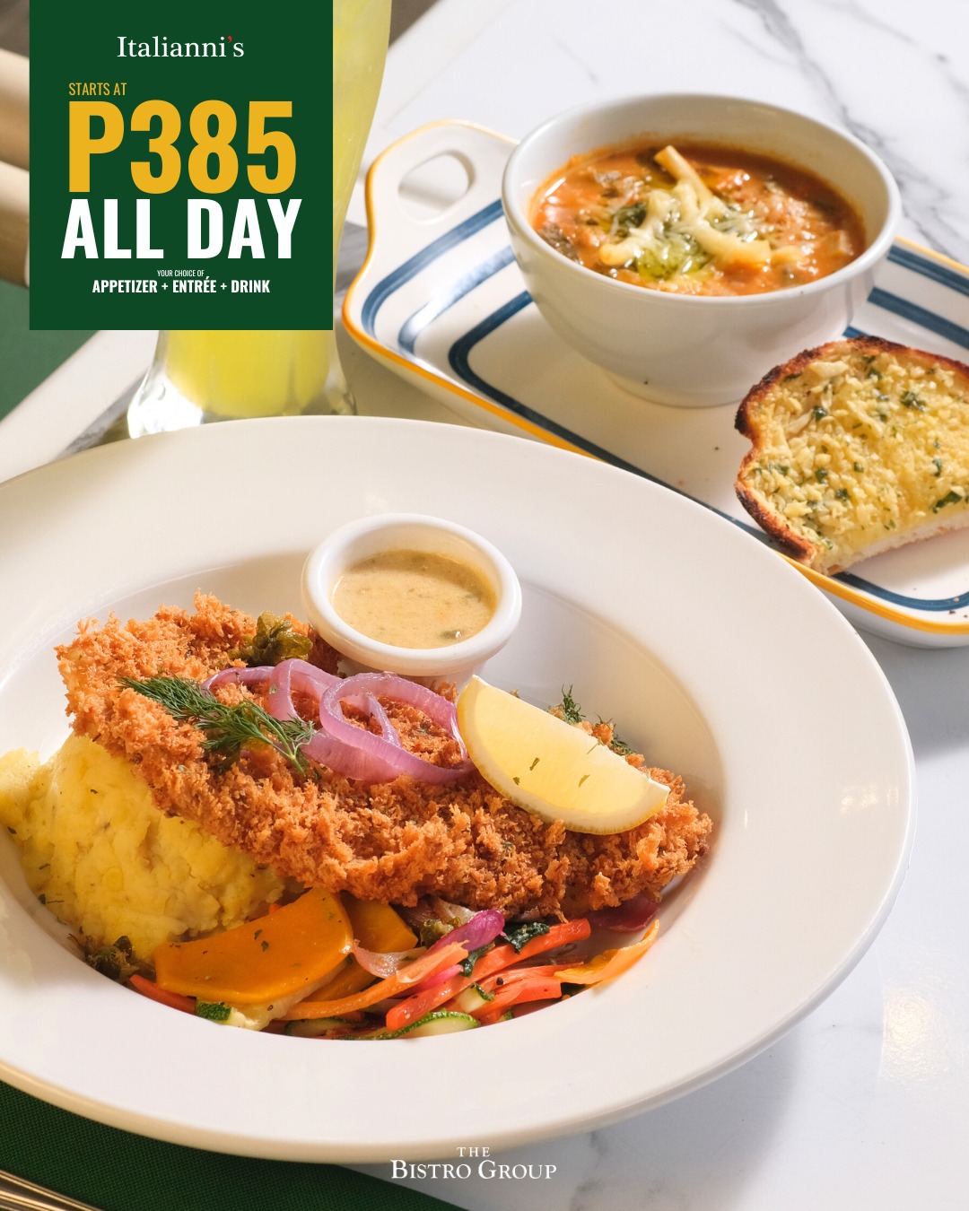Italianni's - Satisfy your cravings anytime! Italianni’s All-Day Sets ...