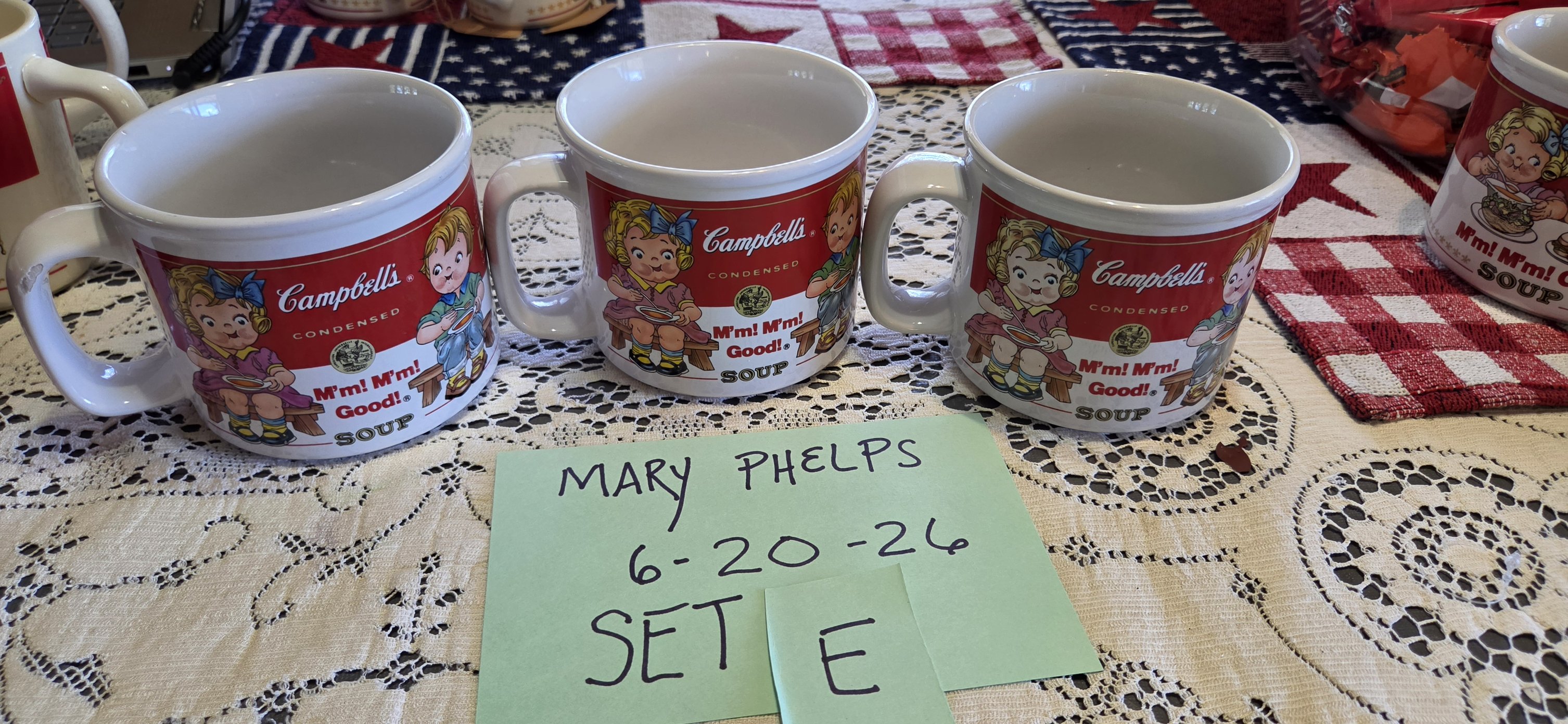 Campbell's Soup ドール マグカップ セット