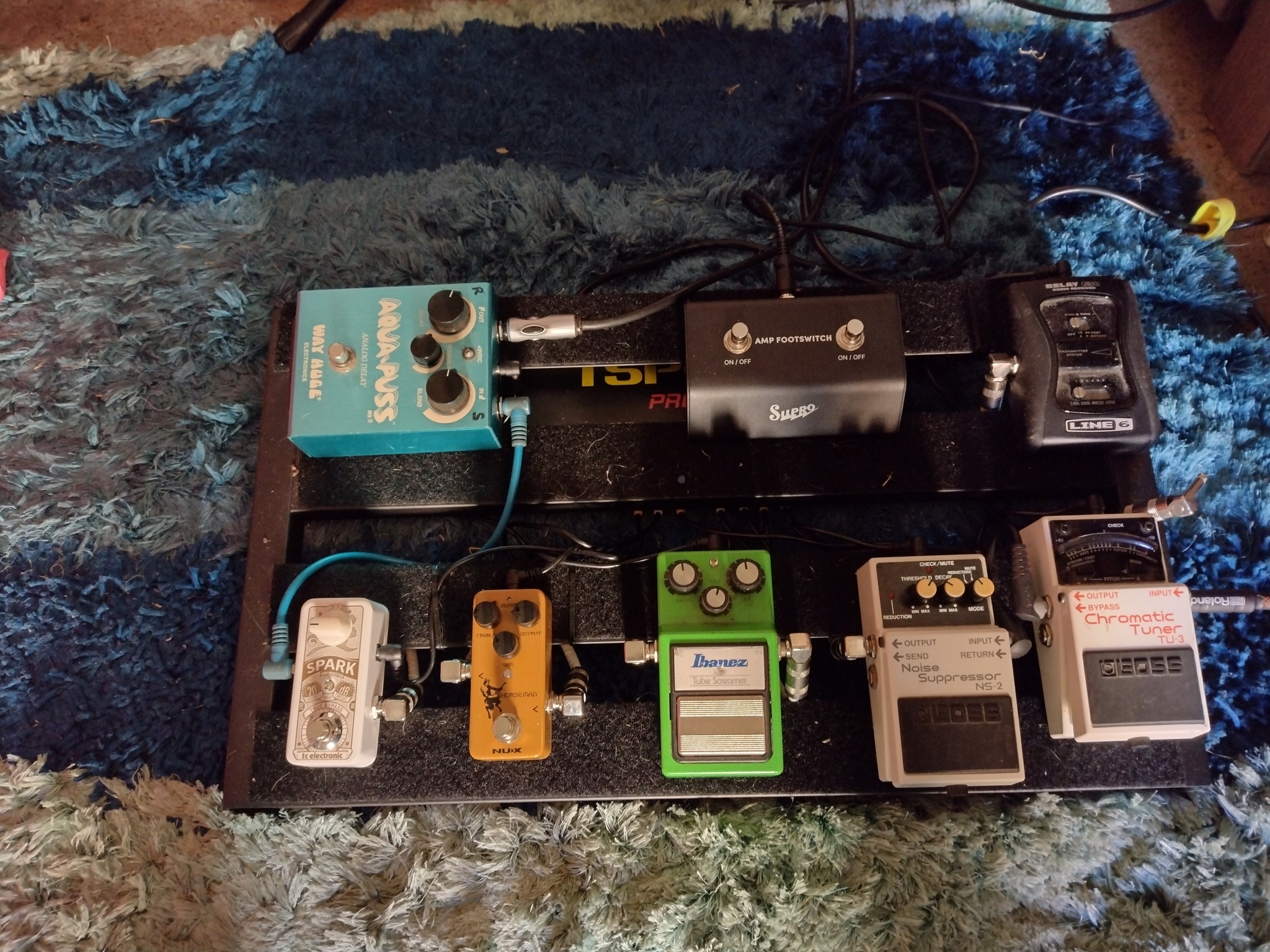 Roger Mayer 2台 Pedalboardセット Introducing my hand crafted pedalboard for gigs