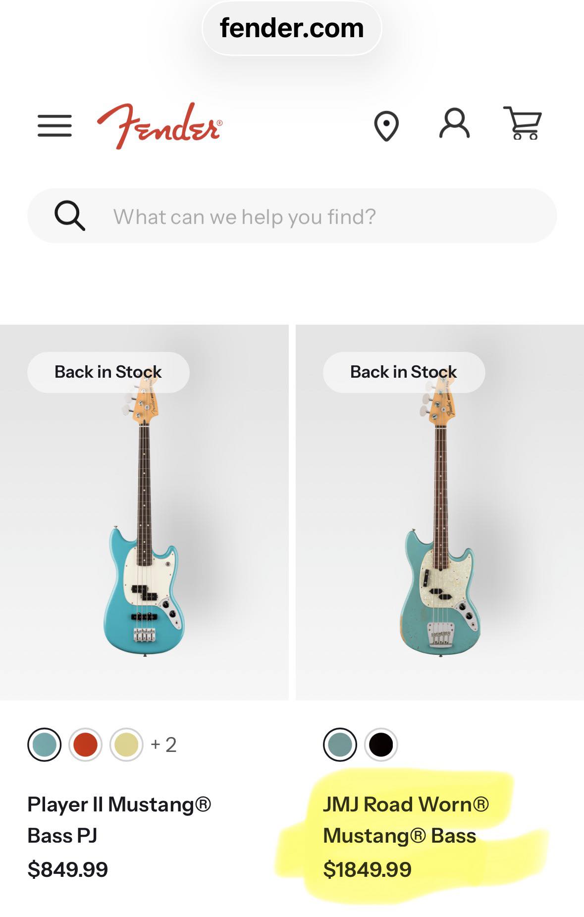 Damn 😳 Fender just raised the price of the JMJ $500!