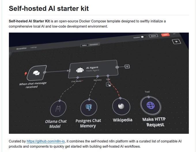 Vince Loremia - A Self-hosted AI Starter Kit.😗... | Facebook
