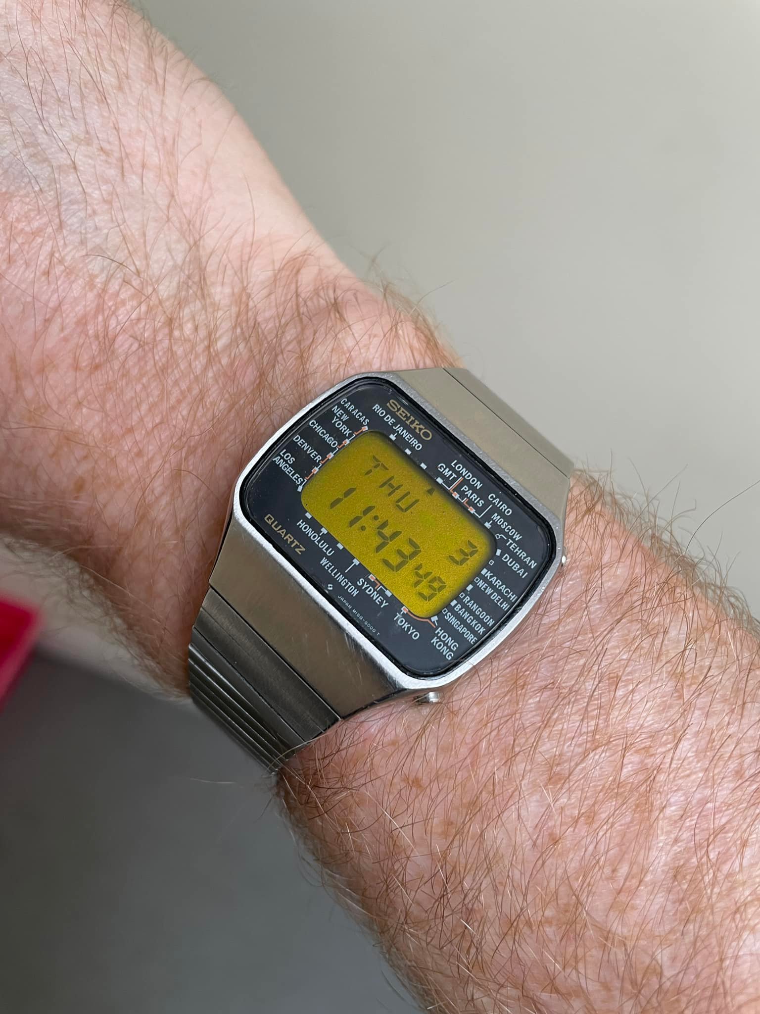 Seiko JDM World Time M158-5000 “Pan Am” from May 1978
