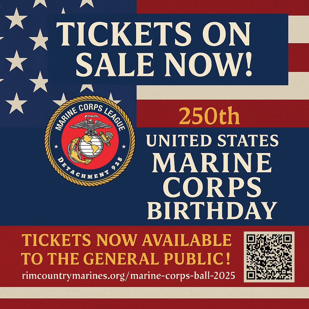 🎖️ TICKETS ON SALE NOW! 🎖️... - Rim Country Detachment #928 | Facebook