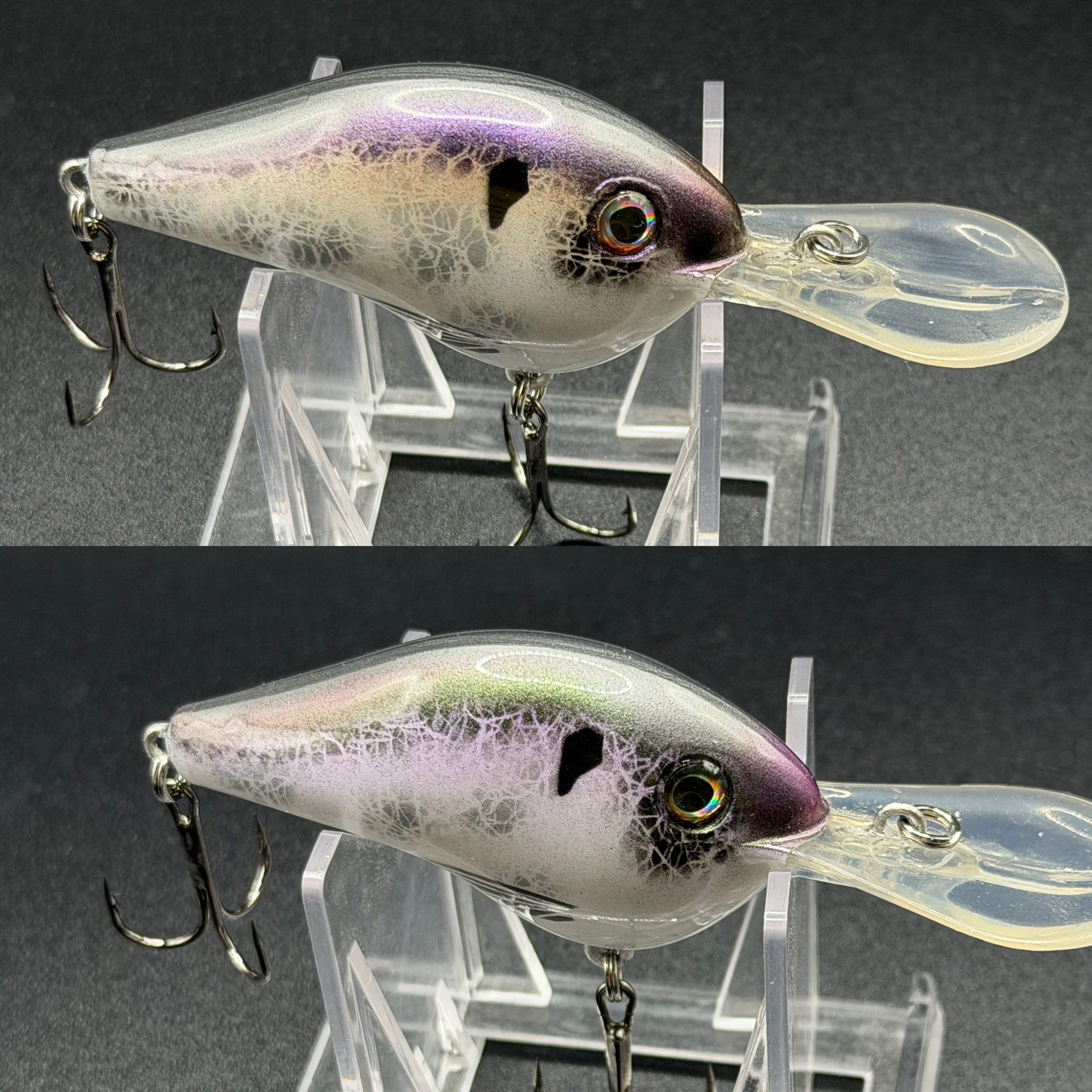bionic fishing lure-toppa popp pro Spro E Pop 80 Black Silver Option:Wakin Ayu-JP fish_n_mate Eagle Claw Plain Shank ensuring that it can