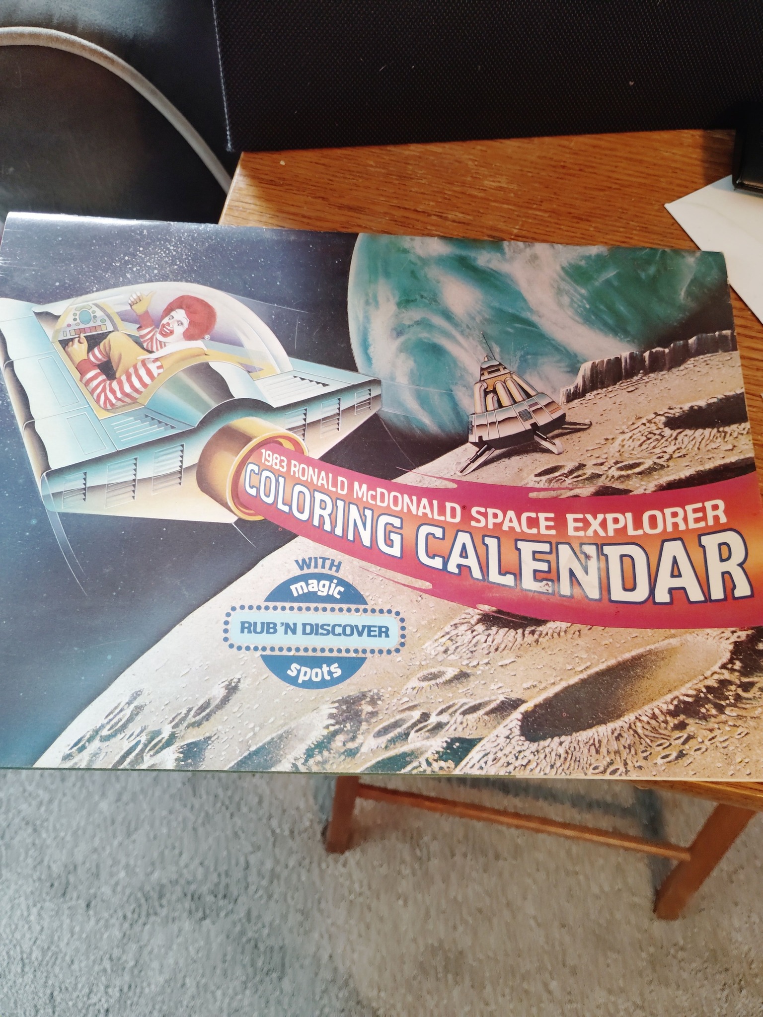 The 1980 McDonald's McDonaldland Coloring Calendar ❤️