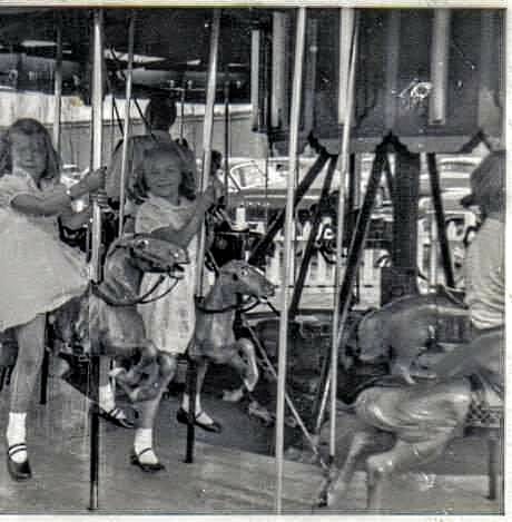 Antietam St school's metal merry-go-round in the 1950s-60s