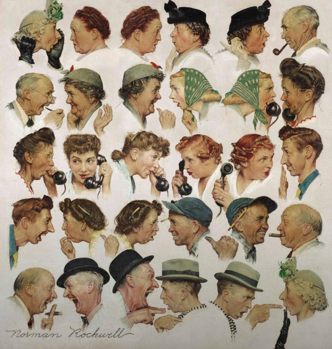 Norman Rockwell - Beguiling Buttercup. 1949