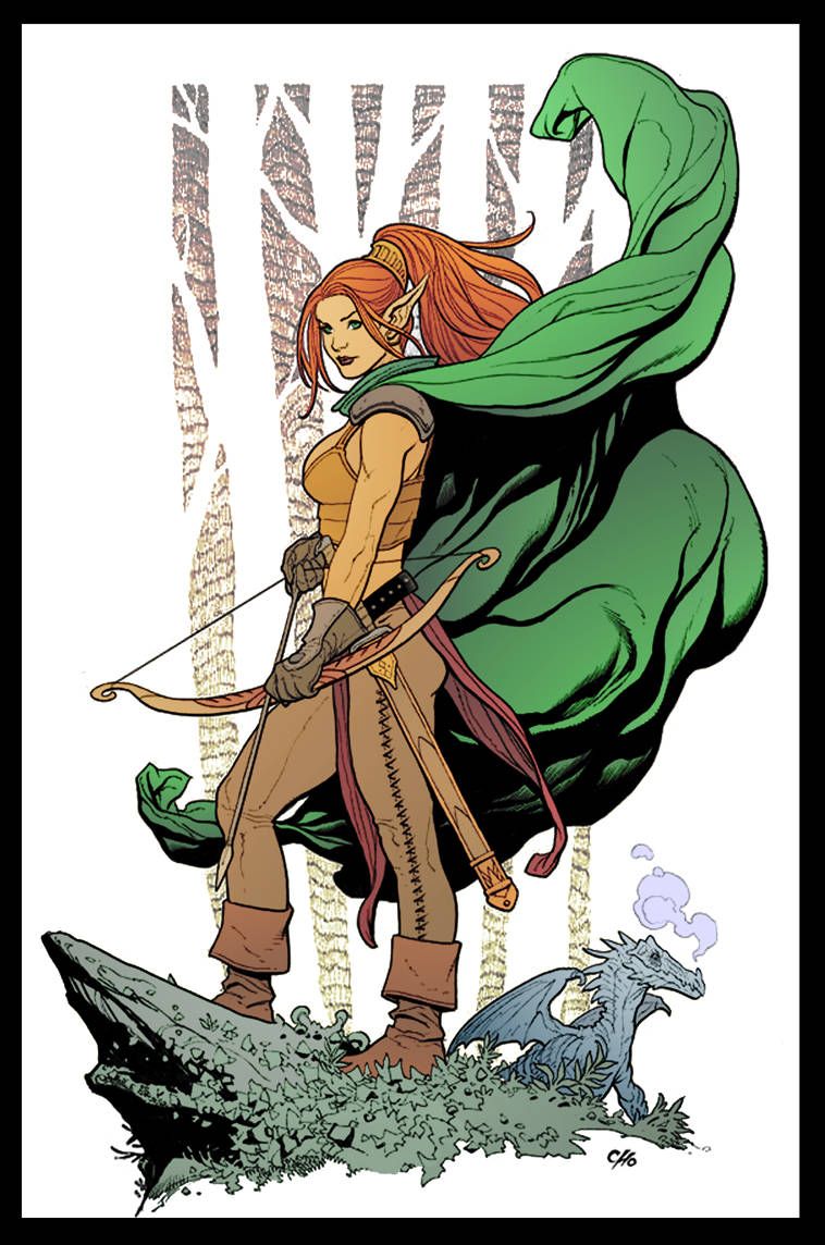 Art by Frank Cho - 2005 Digital coloring by Emiliano Santalucia