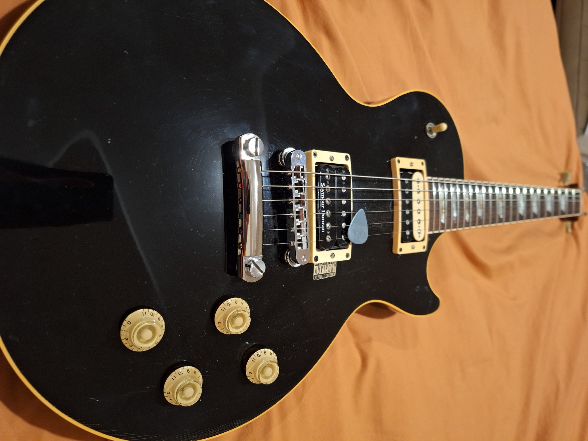 Modified 1991 Gibson Les Paul guitar