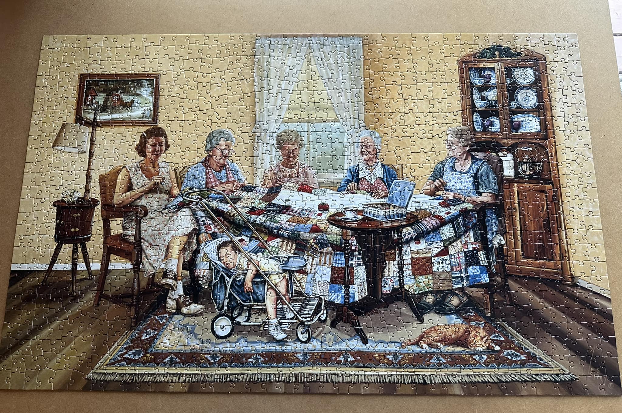 Damaged Box: THOMAS McKNIGHT 1000-piece Puzzle