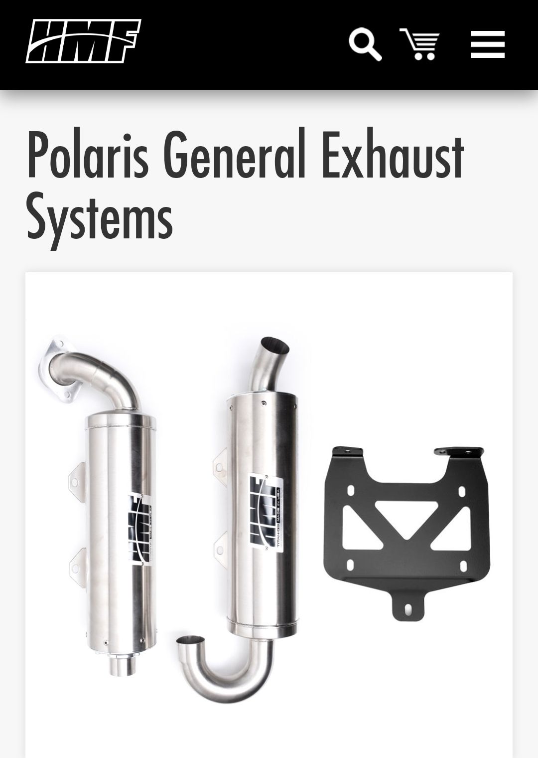 HMF | 2024 Polari Xpedition | Twin Loop Exhaut ytem