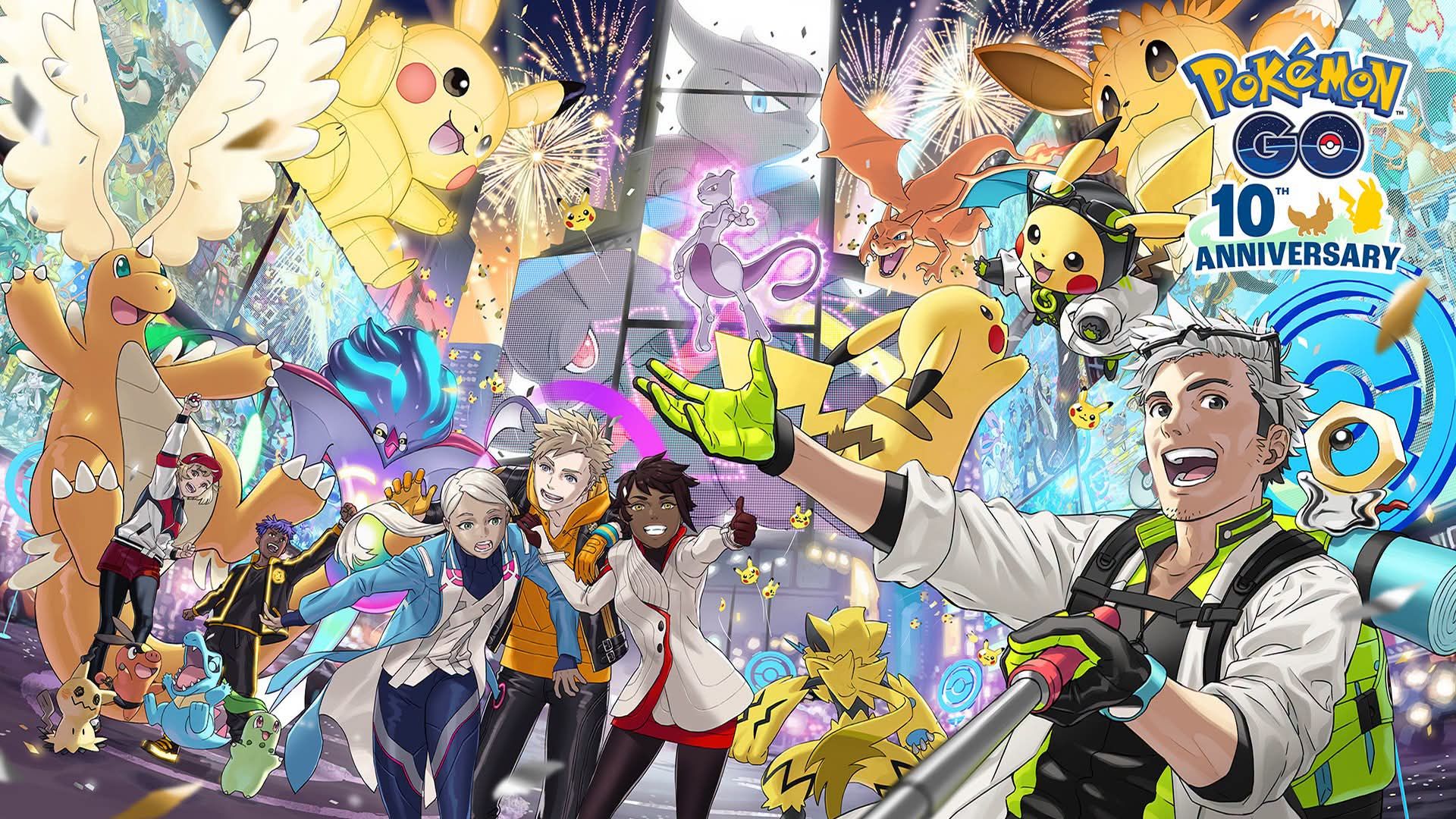 ポケモン Pokémon GO 10th Anniversary  2個 Pokémon GO 10th Anniversary Artwork #pokemon #pokémon #pokemongo