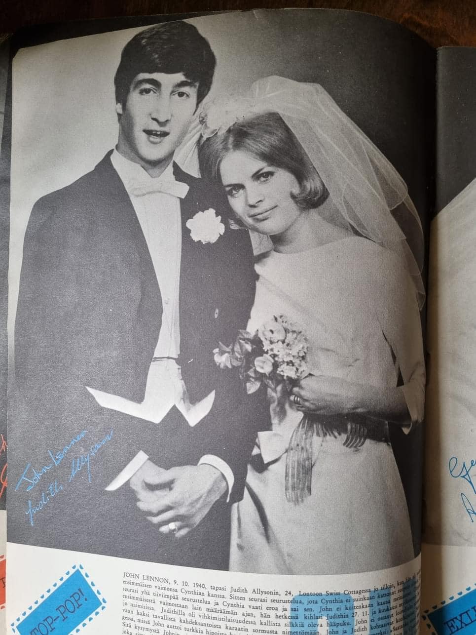The Beatles' Wedding Photo Prank by Finnish Magazine Suosikki in 1965