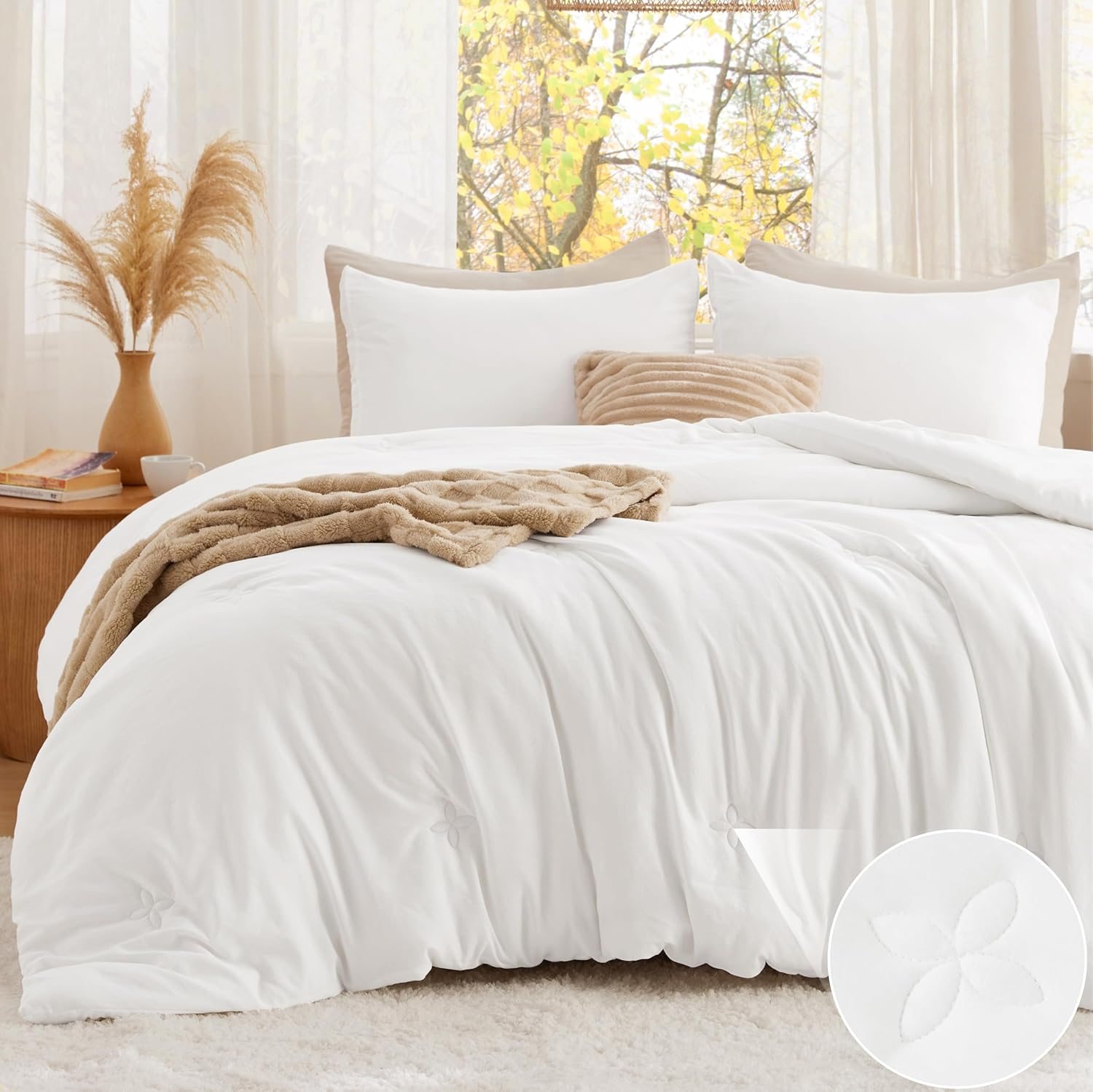 Hotel grand white goose down comforters at Costco