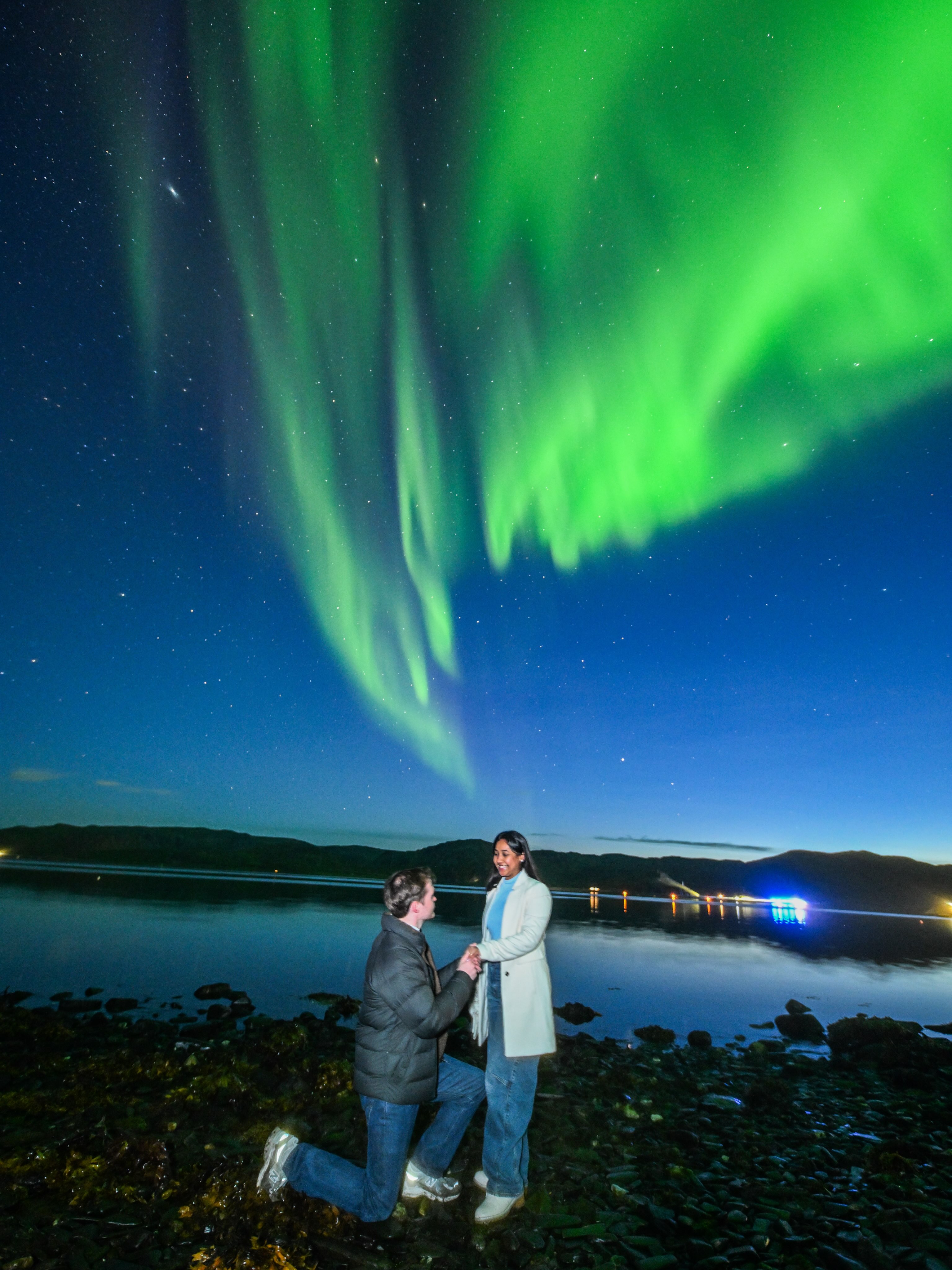 SHE'll SLEEP Years、Days、See The Light Under the Northern Lights, a new chapter began. 💚💍 Tonight, she