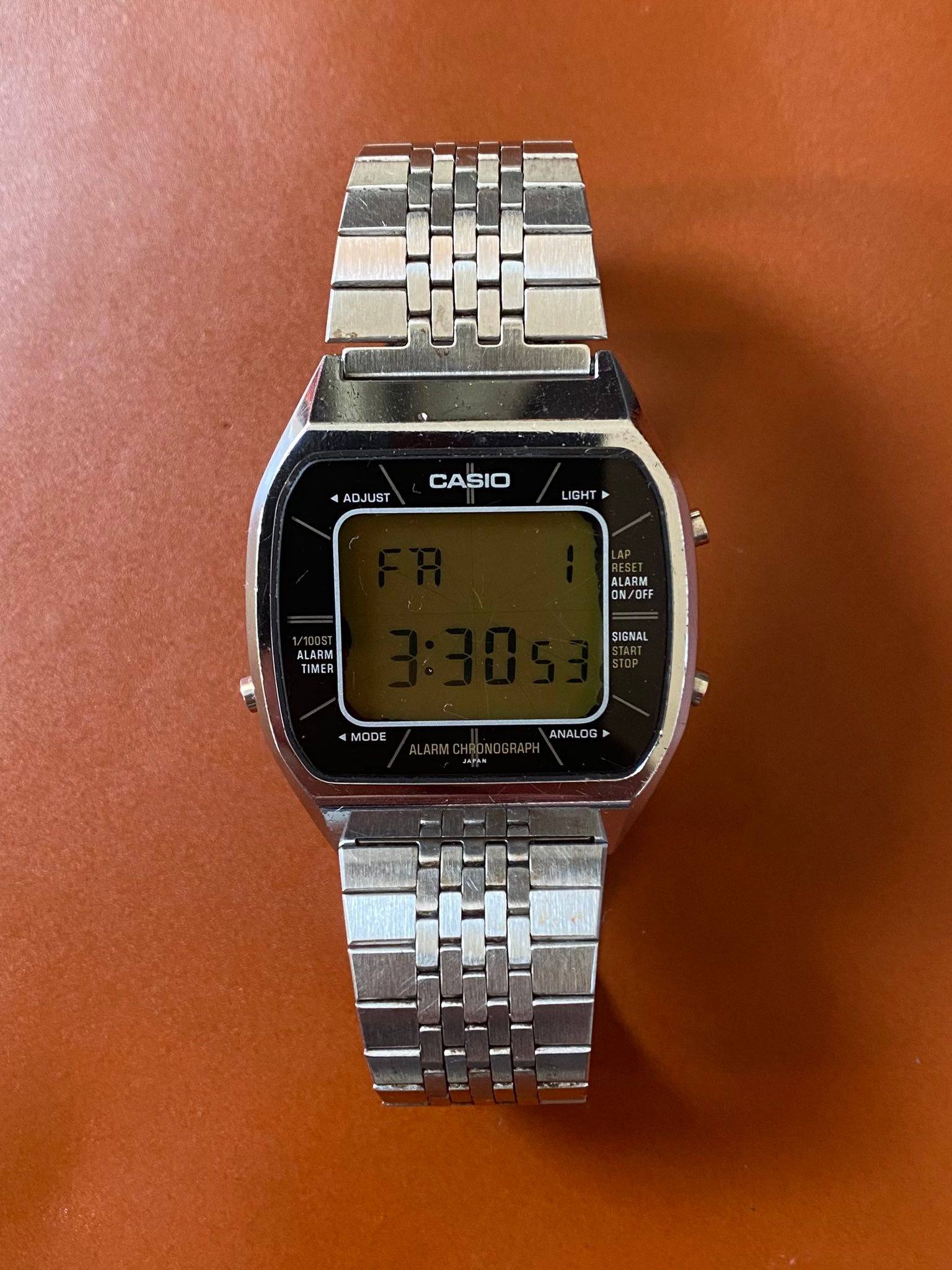 Casio A201 Module 103 Blue Thunder watch for sale with beep and 
