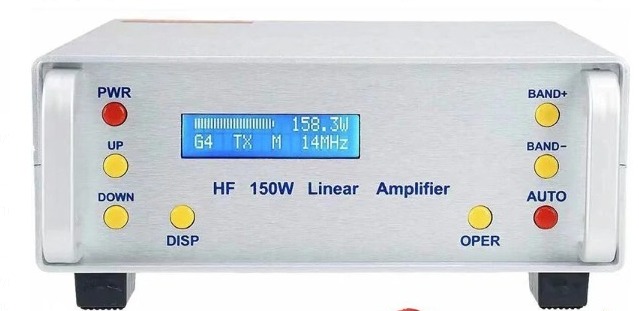 Amplificatore Lineare HF RS-928 150W 0,5-30MHz – Commutazione Automatica, Portatile