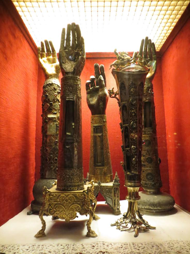 Archaeology & Civilizations | A collection of various Saints bones ...