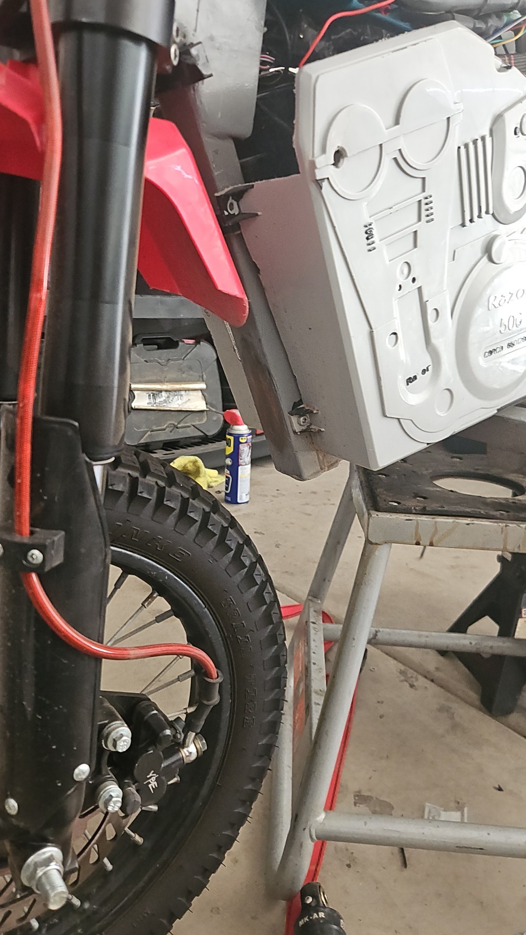 What tool to adjust front fork on zx14?