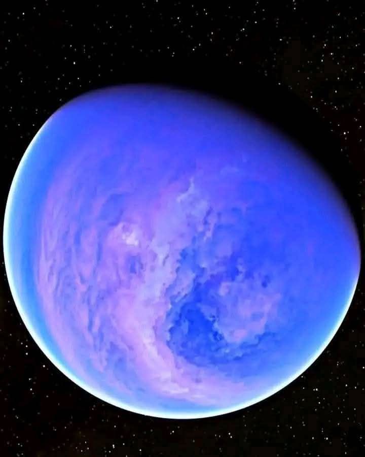 Exoplanet GJ1214B aka “Waterworld”! This azure planet is located