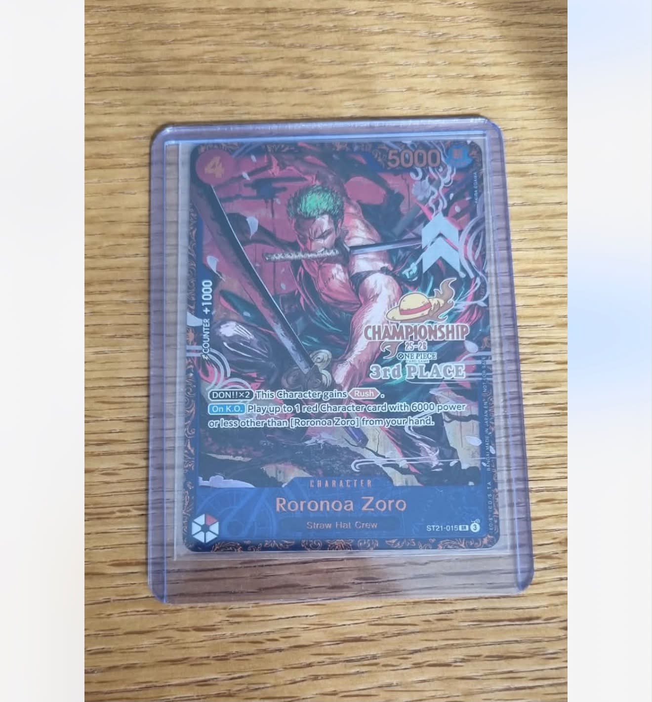 I have this french treasure rare zoro on ebay if anyone interested