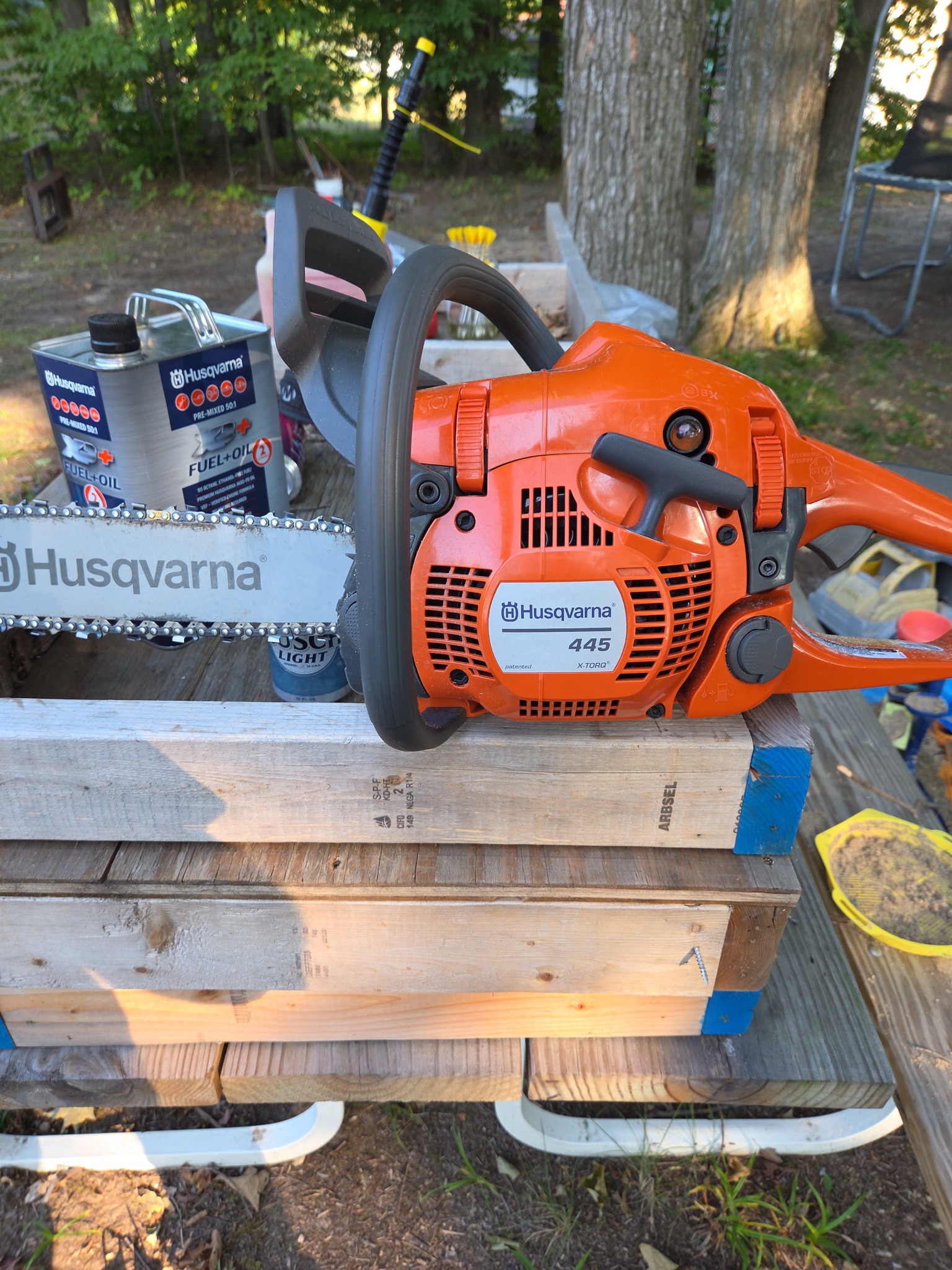 Adjusting high side fuel on husqvarna 445?