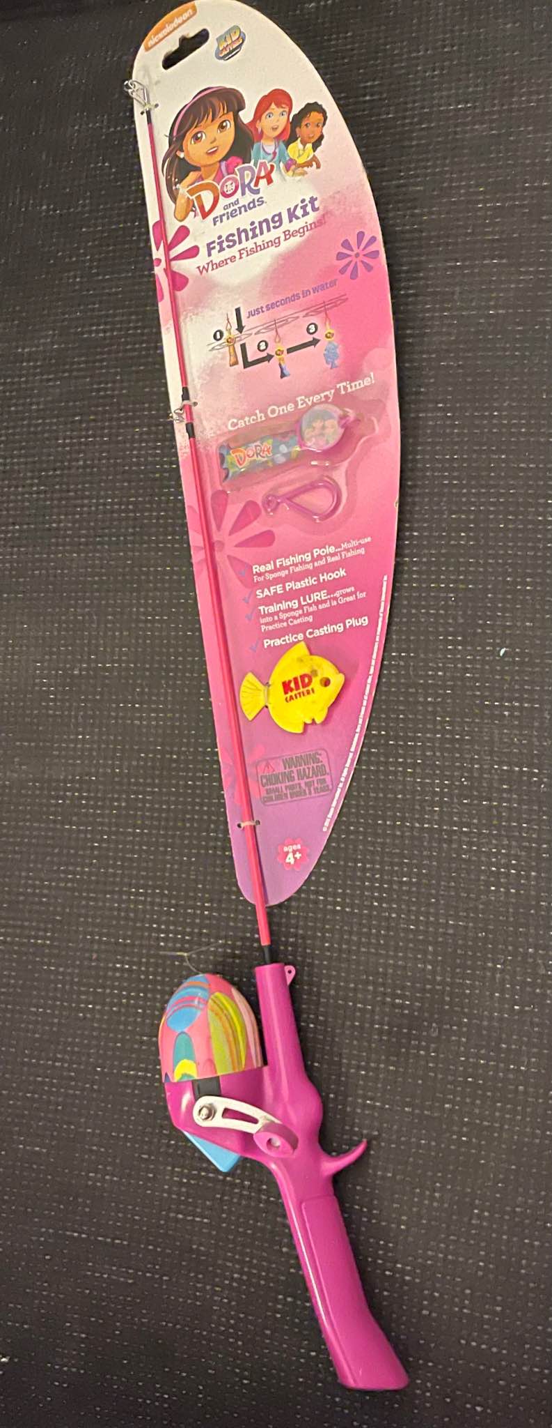 dora fishing pole Kid Casters L.O.L Surprise Youth Kit themed casting plug adds a splash of fun Kids Fishing Gear Where Can