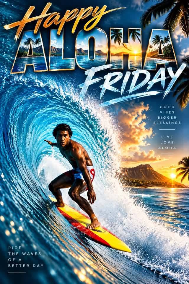 Happy Aloha Friday from 915 TX..enjoy Happy AMOHA ንሔያ FRIDAY