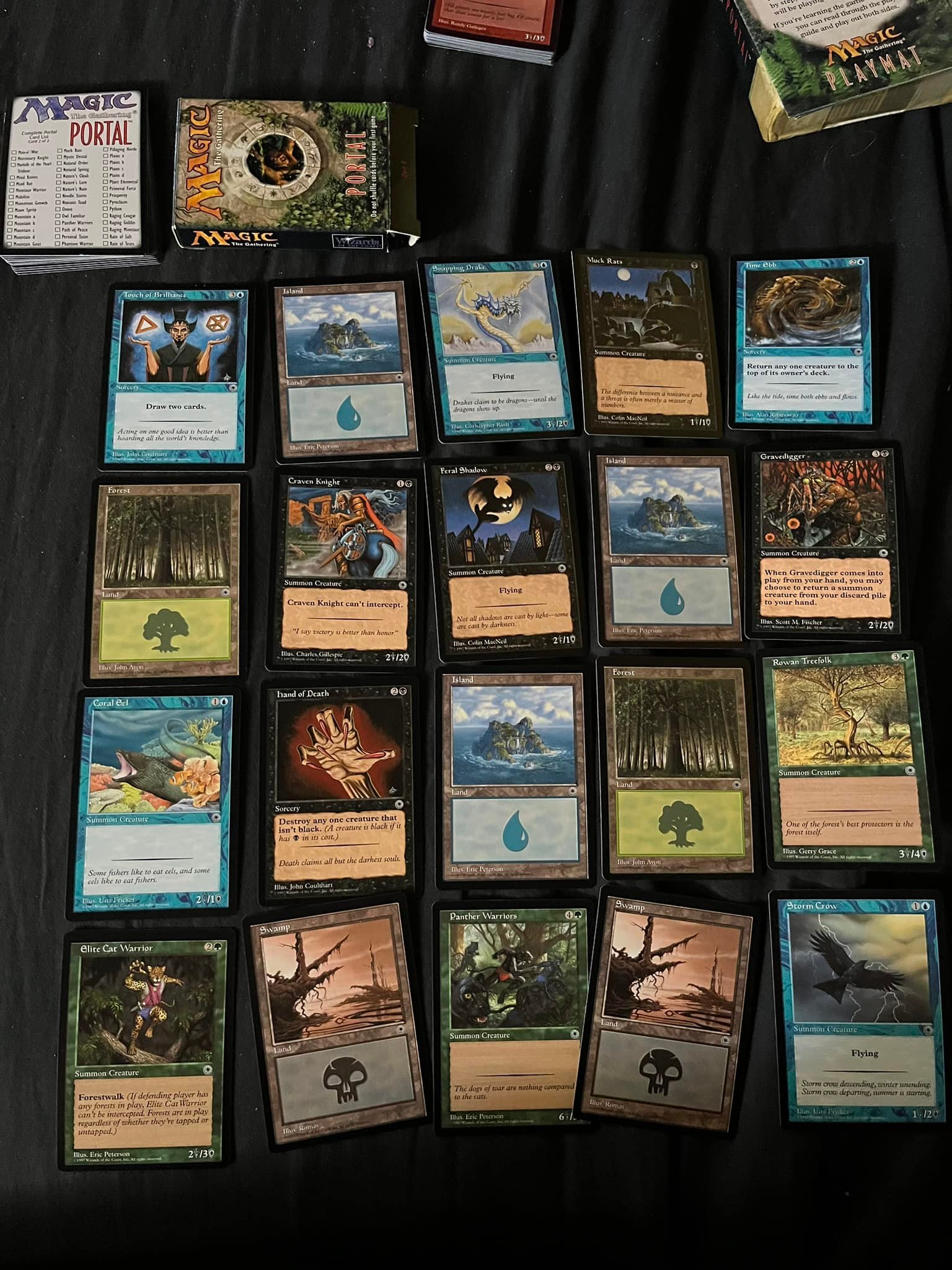 I found my “MTG Portal starter set for 2players” 1997 edition. I 