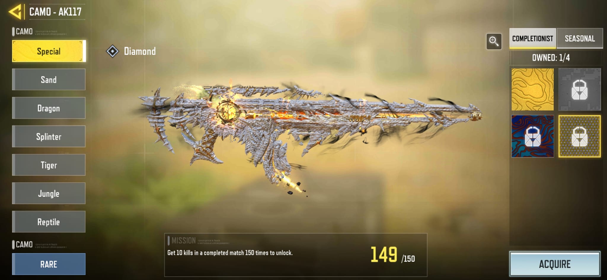 Code De Déblocage Diamond/Gold Camo Pour Call Of Duty Mobile - Jeu En Ligne Multi-joueurs, Neuf