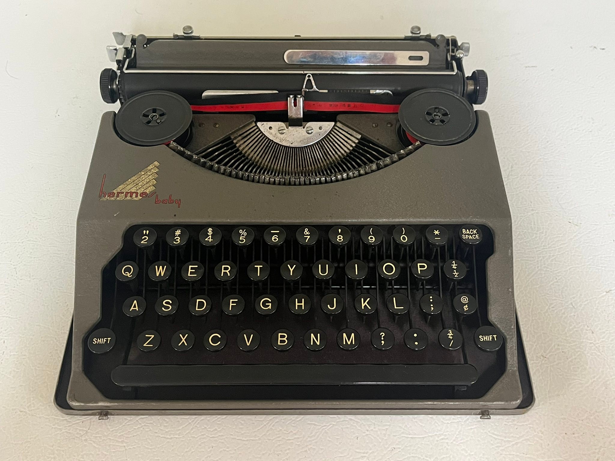 Hermes baby typewriter model identification?